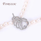 Rhodium Plated Feather Clasp for Jewelry Making