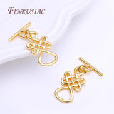 18k Plated End Beads OT Clasp For DIY Jewellery Crafts