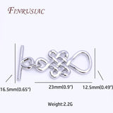 18k Plated End Beads OT Clasp For DIY Jewellery Crafts