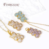 18K Plated Bear Charms Pendants for Jewelry Making