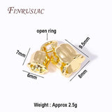 18K Plated Brass Metal Bell Orchid Flower Charms Pendants