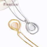 18K Plated Droplet Pendants Brass Shell Charms DIY Jewelry Earrings Necklace