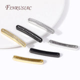 18K Plated Bracelet Accessories with Zircon Spacer Bead