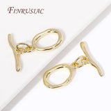 18K Plated Oval Shape Toggle Clasps for Jewelry Making