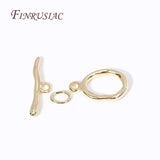 18K Plated Oval Shape Toggle Clasps for Jewelry Making