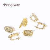 18k Plated Lever-Back Ear Wire Earrings Findings For DIY Earring Jewelry