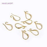 Rhodium Plated Earring Hooks Earwire Fittings