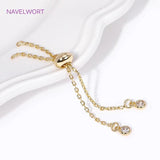 14K Plated Box Chain Bracelet Component for DIY Jewelry Making