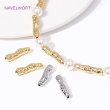 18K Plated Spacer Beads Brass Tube Beads DIY Jewelry Making Supplies