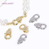 18K Plated Lobster Clasps Fasteners for DIY Jewelry Making