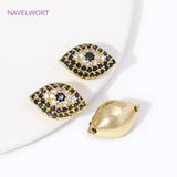 18K Plated Zircon Spacer Bead for DIY Jewelry Making