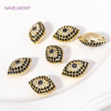 18K Plated Zircon Spacer Bead for DIY Jewelry Making