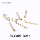 Slender Strip Charms Necklace Inlaid Shell Charms Pendants DIY Jewelry Making