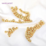 18K Plated Brass Spacer Beads for Jewelry Making