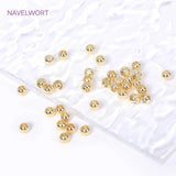 18K Plated Brass Spacer Beads for Jewelry Making