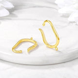 Brass Plating Ear Buckle Earring DIY Jewelry Making Supplies