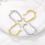 Brass Plating Ear Buckle Earring DIY Jewelry Making Supplies