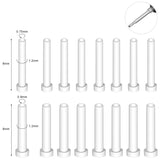 Acrylic Earrings Tube Sleeve Anti-Allergy Safety Pad Protector 8MM
