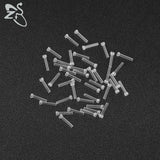 Acrylic Earrings Tube Sleeve Anti-Allergy Safety Pad Protector 8MM