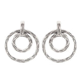 10pcs Tibetan Silver Open Circles Charms Pendants 43x35mm