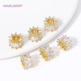 18K Plated Big Hole Spacer Beads for Jewelry Making