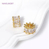 18K Plated Big Hole Spacer Beads for Jewelry Making
