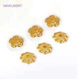 8mm Flower Bead Caps Hollow DIY Bracelet Crafts
