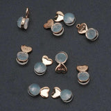 10Pcs Heart Earring Lifters Backs Adjustable Ear Lobe Support