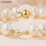 Button Clasps Cord Stopper End Beads Fastener 14K/18K Plated Crimp Clasp
