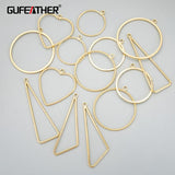 18k Rhodium Plated Copper Circle Heart Charm for Jewelry Making