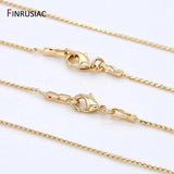14k Plated Twist Chain 1.2mm/2mm Necklace Chain DIY Jewelry Accessories