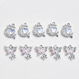 Metal Mosaic Butterfly Pendant Earrings Bracelet DIY Jewelry Accessories