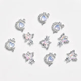 Metal Mosaic Butterfly Pendant Earrings Bracelet DIY Jewelry Accessories