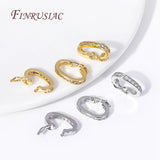 18K Oval Shape Clasp Pearl Necklace Beads DIY Jewelry