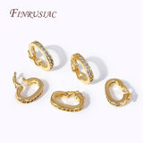 18K Oval Shape Clasp Pearl Necklace Beads DIY Jewelry