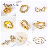 18K Oval Shape Clasp Pearl Necklace Beads DIY Jewelry