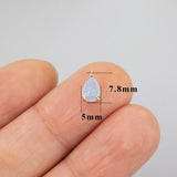 18k Rhodium Plated Copper Zircons Charms DIY Pendants