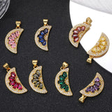 Colorful Cubic Zirconia Lemon Charms for Jewelry Making