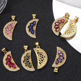 Colorful Cubic Zirconia Lemon Charms for Jewelry Making