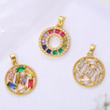 Colorful Cubic Zirconia Lemon Charms for Jewelry Making