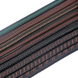 1m 12*6mm Fiber PU Braided Leather String Cord For DIY Bracelet