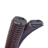 1m 12*6mm Fiber PU Braided Leather String Cord For DIY Bracelet