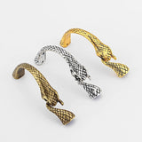3PCS Snake Head Half Cuff Bracelet Clasp for 5mm Leather Cord DIY Jewelry
