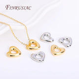 Hollow Heart Pendant Charms 18K Plated Brass Findings