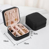 PVC Double Storage Box for Rings and Earrings