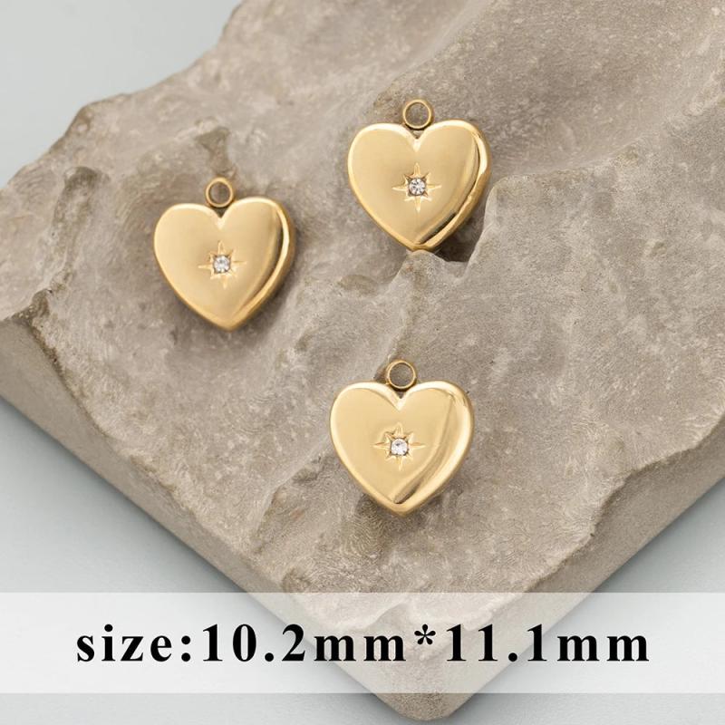 316L Stainless Steel DIY Jewelry Pendants Charms, 4pcs/lot
