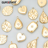 316L Stainless Steel DIY Jewelry Pendants Charms, 4pcs/lot