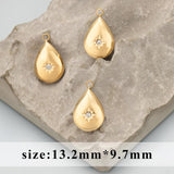 316L Stainless Steel DIY Jewelry Pendants Charms, 4pcs/lot