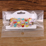 Stainless Steel Drip Daisy Flower Butterfly Beads Chain DIY Jewelry