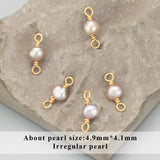 High Natural Pearl Jewelry Making DIY Pendants Pearl Connector